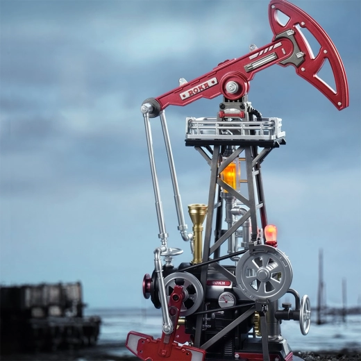 Mișcare oscilantă autentică cu angrenaje și piston