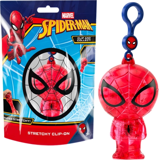 Breloc antistres de strâns Marvel Spider-Man cu clips - 1 bucată