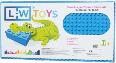 Bază de construcție albastră Junior 16x32 puncte