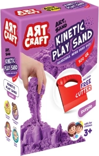 Art Craft nisip kinetic mov 500 g