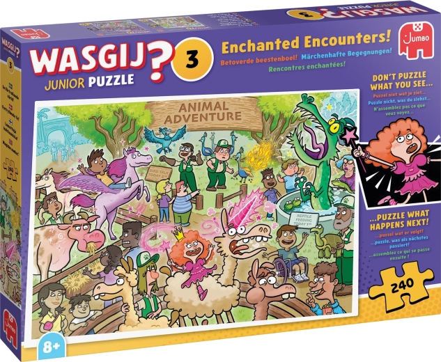 Jumbo Wasgij Junior 3: întâlnire magică – puzzle 240 de piese