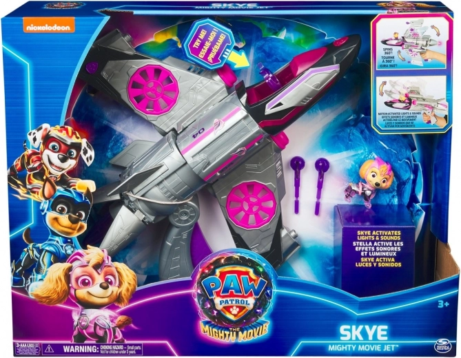 avion interactiv cu Skye – PATRULA CĂȚEILOR: FILMUL
