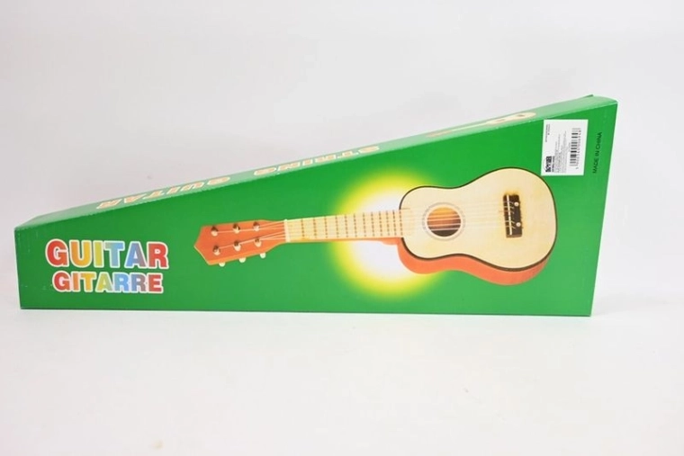 Chitară din lemn pentru copii în cutie