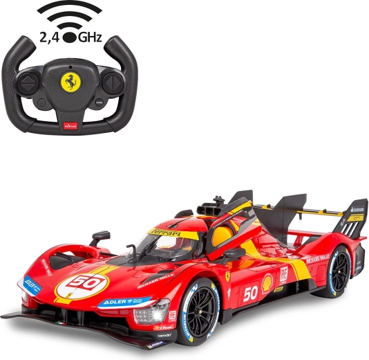 Mașină RC Ferrari 499P la scara 1:14, roșie