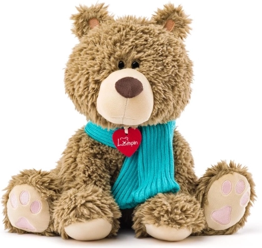Woodyland Lumpin ursuleț de pluș Bariboo cu eșarfă 30 cm