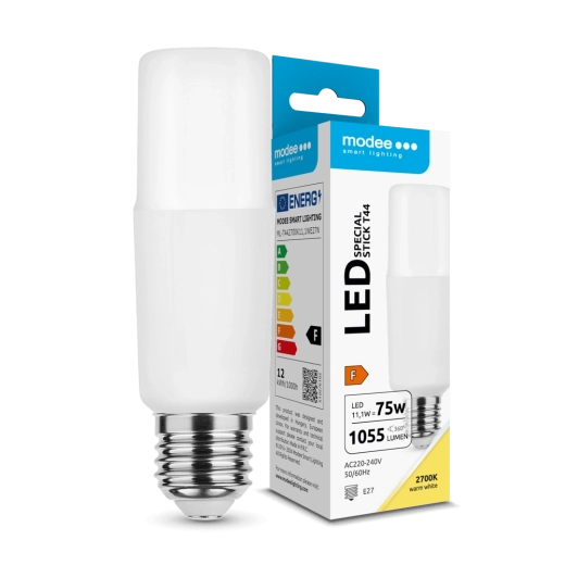 Bec LED Modee Lighting Stick T44 11,1 W E27 alb cald 1055 lm