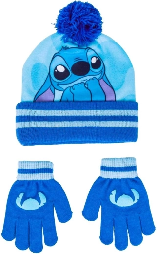 Set de căciulă și mănuși pentru copii Lilo și Stitch
