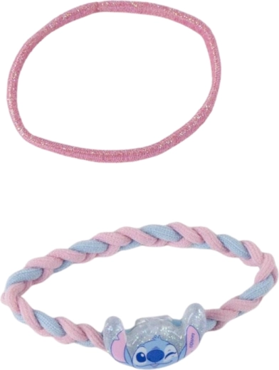 Elastic și bentiță împletită cu pandantiv Stitch