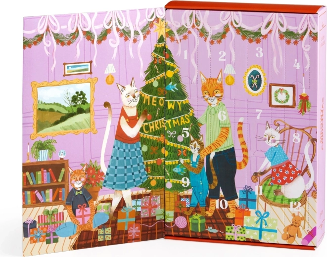 Carte cu deschidere și 12 ferestre