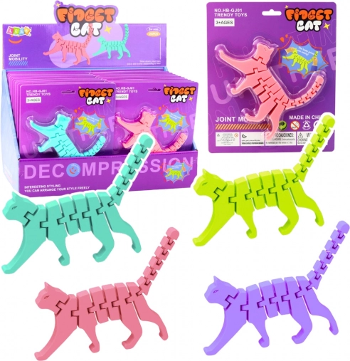 Puzzle Pisică Fidget 3D Set