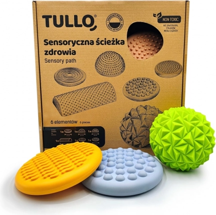 Cale senzorială pastelată Tullo - 6 elemente
