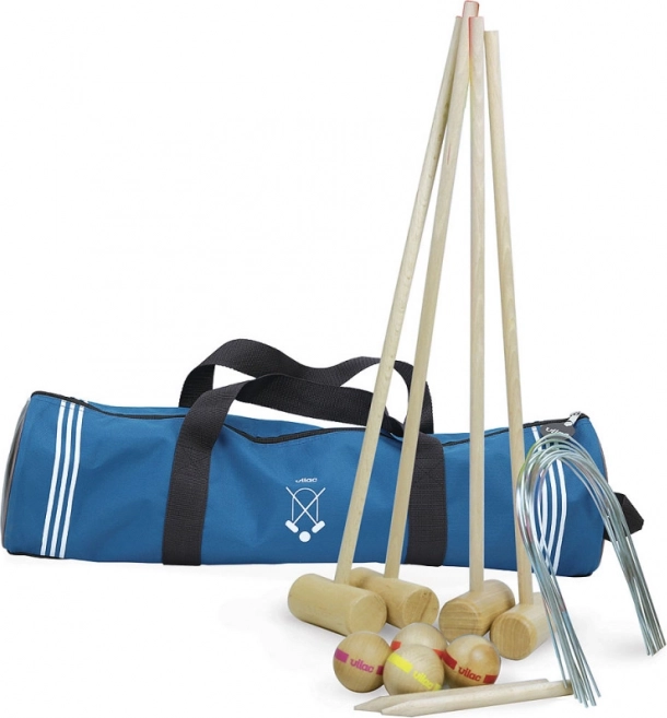 Vilac croquet pentru 4 jucători cu geantă