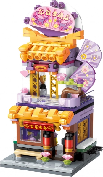 Qman City Corner – magazin de evantaie, set de construcție