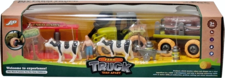 Set de fermă cu tractor și accesorii - 1 bucată