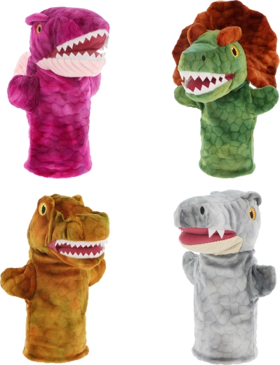 Keeleco dinozaur – marionetă de mână 27 cm, assort - 1 bucată