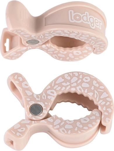 Lodger clips pentru înfășat swaddle clip blush dot (2 buc.)