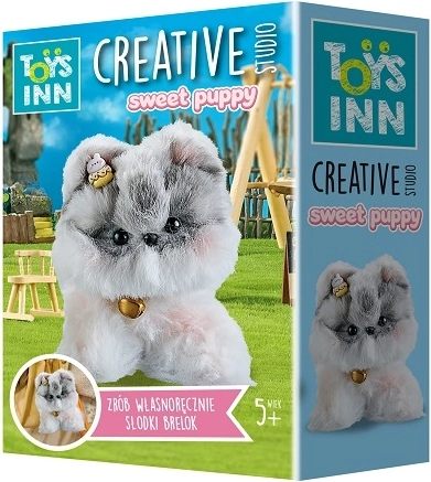 Stnux Sweet puppy pisoi gri jucărie de pluș