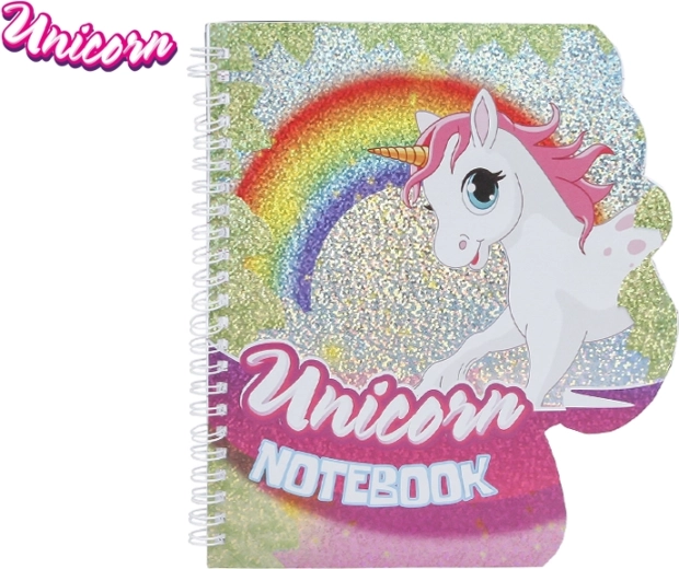 Caiet cu motiv de unicorn 18 × 21 cm