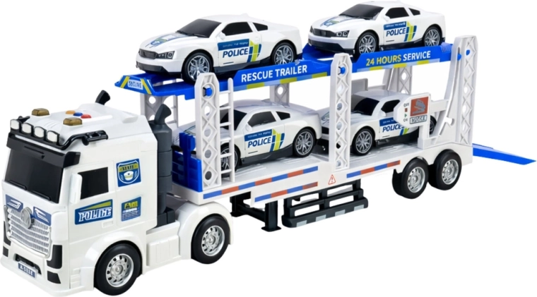 Transportor pe două niveluri pentru vehicule de poliție