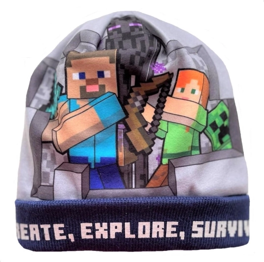 Căciulă albastră Minecraft
