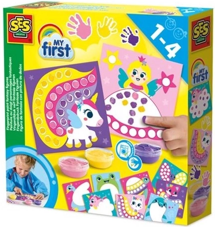 SES Creative Primii mei – pictură cu degetele: personaje fantastice