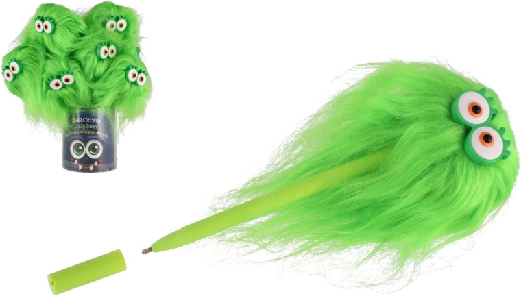 Pix cu ochi și coafură pufoasă Herbs Crazy Green - 1 bucată