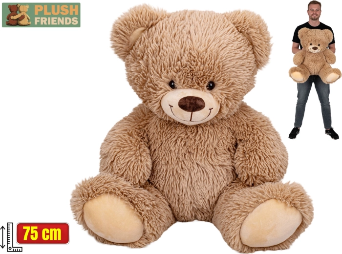 Ursuleț de pluș bej 75 cm Plush Friends