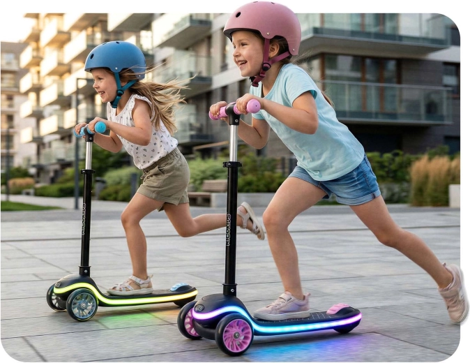 Direcție prin balans și stabilitate pe trei roți