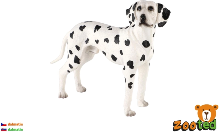 Dalmațian – figurină realistă de câine din plastic 16 cm - 1 bucată