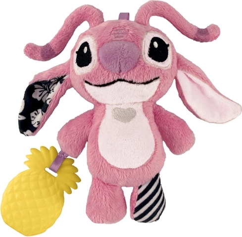 Zornăitoare de pluș cu mâner Stitch Angel