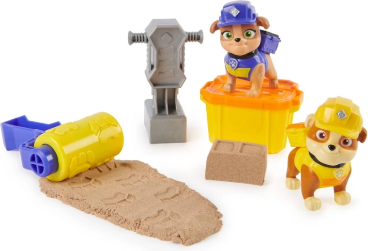 Patrula Cățelușilor Rubble & Crew set de construcție Rubble și Mix cu Kinetic Sand și accesorii