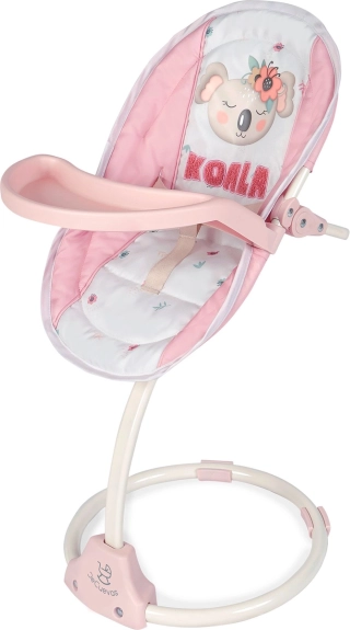 Scăunel multifuncțional de masă și leagăn pentru păpuși 3 în 1 koala
