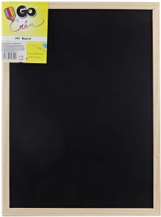 Tablă de desen din lemn, cu două fețe, 40 × 30 cm