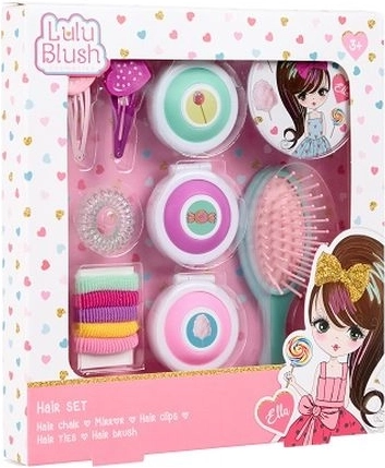 Create it! Lulu Blush set pentru păr pentru coafuri creative