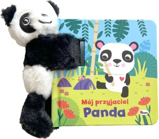 Prietenul meu panda – carte pliantă cu mascotă de pluș