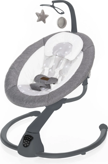 Șezlong pentru copii Lullaby, stele gri