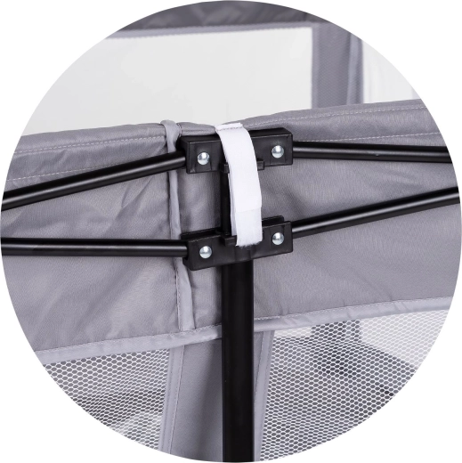 Cadru metalic stabil și picioare antiderapante