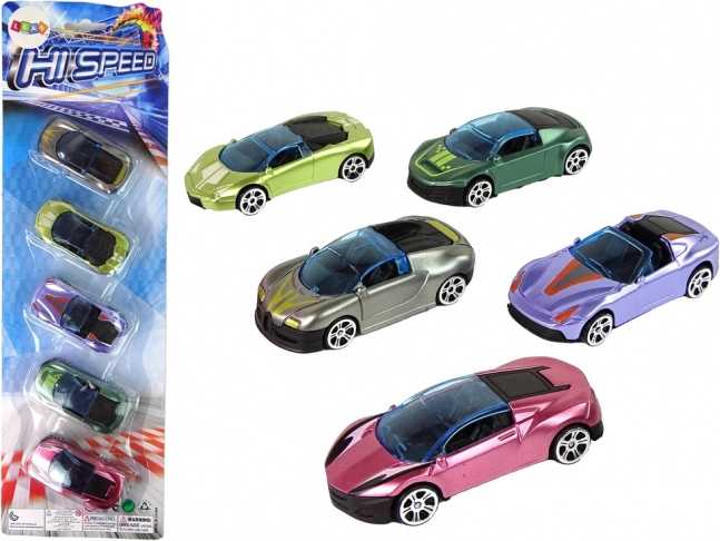 Set de Mașinuțe Colorate 5 buc