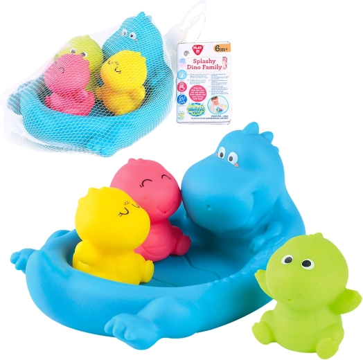 Playgo familia de dinozauri care stropesc