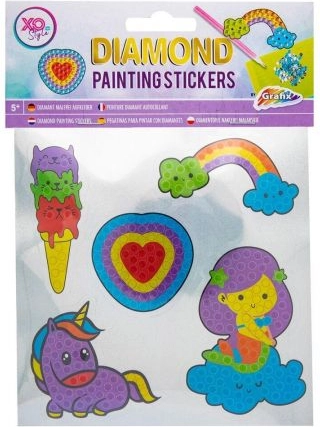 Autocolante mozaic cu diamante Grafix – Unicorn