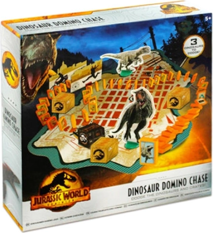 Jurassic World Dominion: urmărirea cu domino a dinozaurilor – joc de familie
