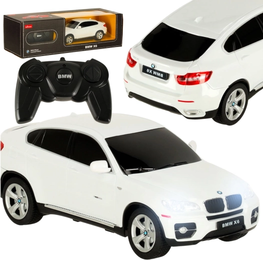 Mașină cu telecomandă BMW X6 1:24 albă
