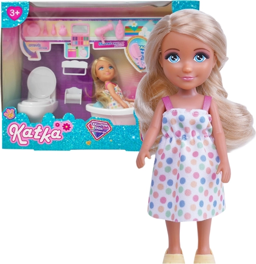 Păpușa Katka cu baie și accesorii
