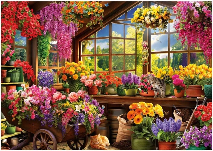 Educa puzzle Căsuța din grădină 1500 piese