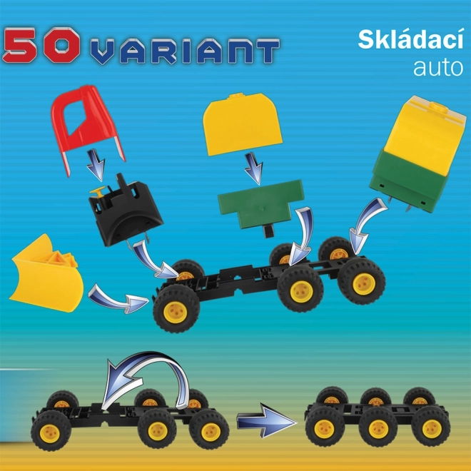 Combi Car 3 mașinuță pliabilă pentru copii