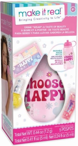 Set cosmetic cu sticlă de apă pentru copii