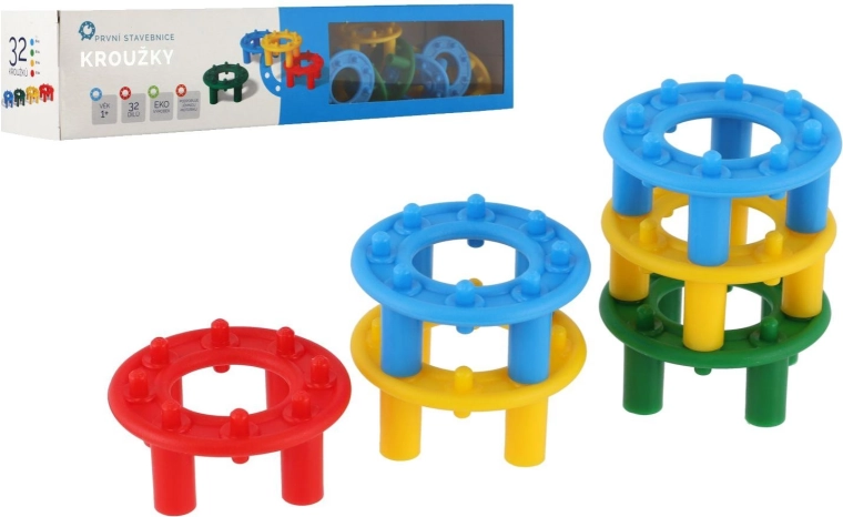 Primul set de construcție Inele 32 buc.