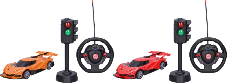 Mașină RC cu semafor, cu telecomandă, 23,5 cm - 1 bucată