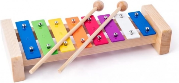 Cimbaliere metalice colorate pentru copii - Woody