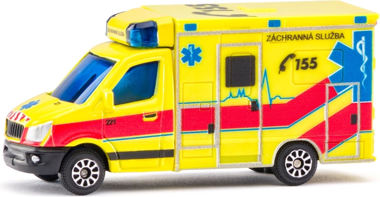 Ambulanță de salvare Maisto Republica Cehă, cu lumini și sunete